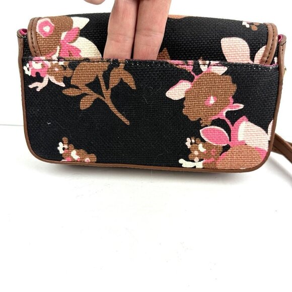 Spartina 449 Verdier Crew Phone Crossbody Bag Linen Floral Handbag Organizer - Picture 6 of 16